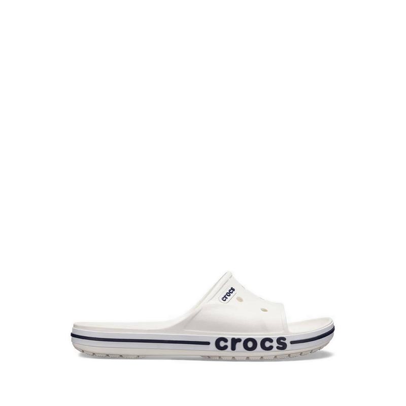 Crocs Bayaband Slide Unisex - White/Navy