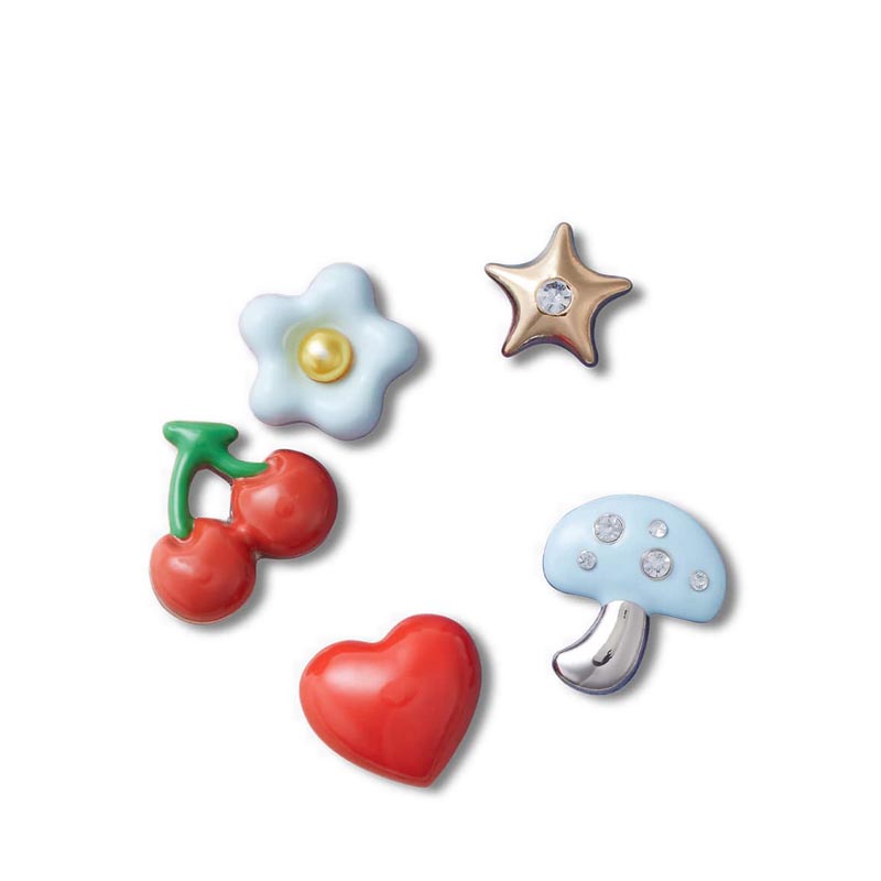 Crocs Puffy Metals 5 Pack Jibbitz