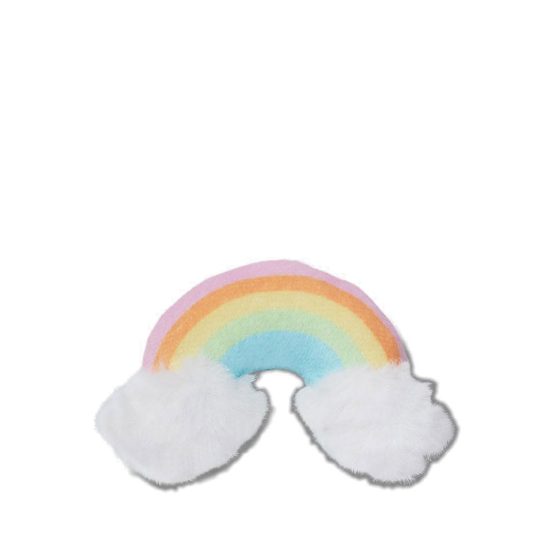 Crocs Rainbow with Puffy Clouds Jibbitz