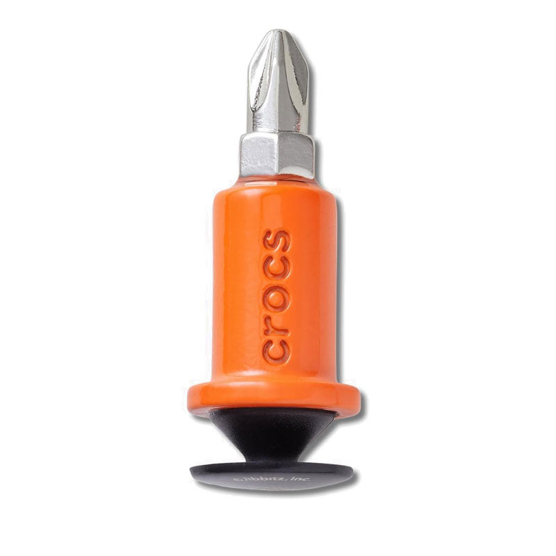 Crocs Orange Screwdriver Jibbitz