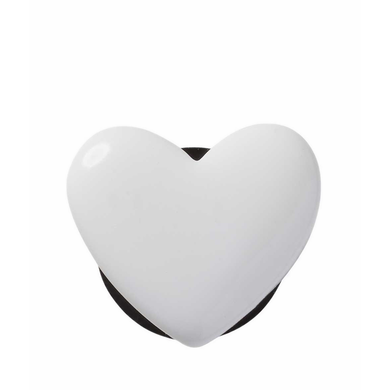 Crocs Tiny White Heart Jibbitz