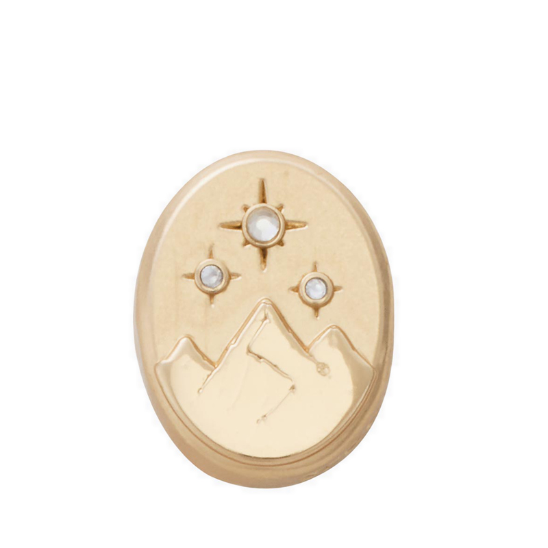 Crocs Gold Celestial Mountain Jibbitz