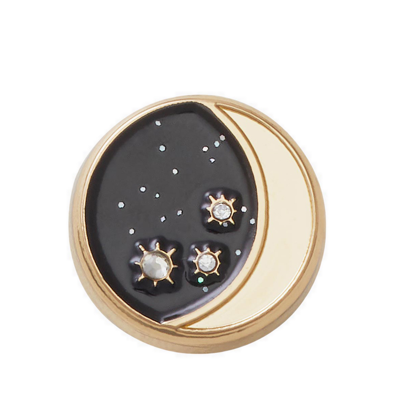 Crocs Gold Crescent Moon Jibbitz