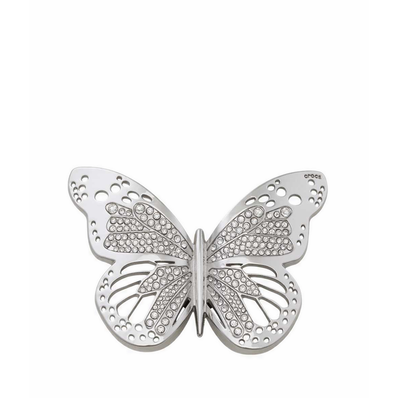 Crocs Silver Cutout Butterfly Jibbitz