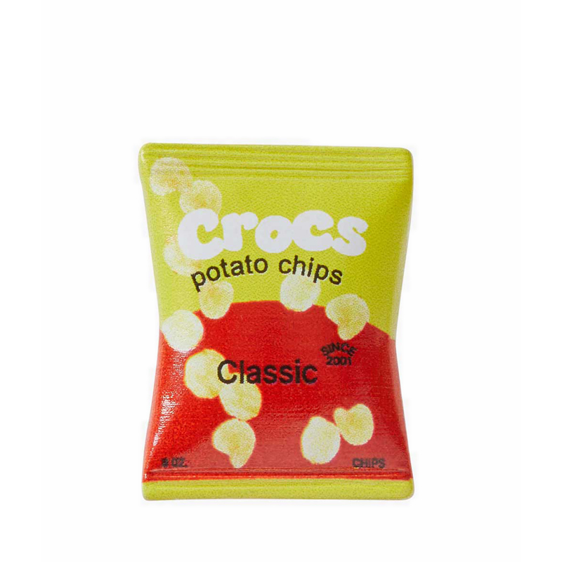 Crocs Yellow Red Chip Bag Jibbitz