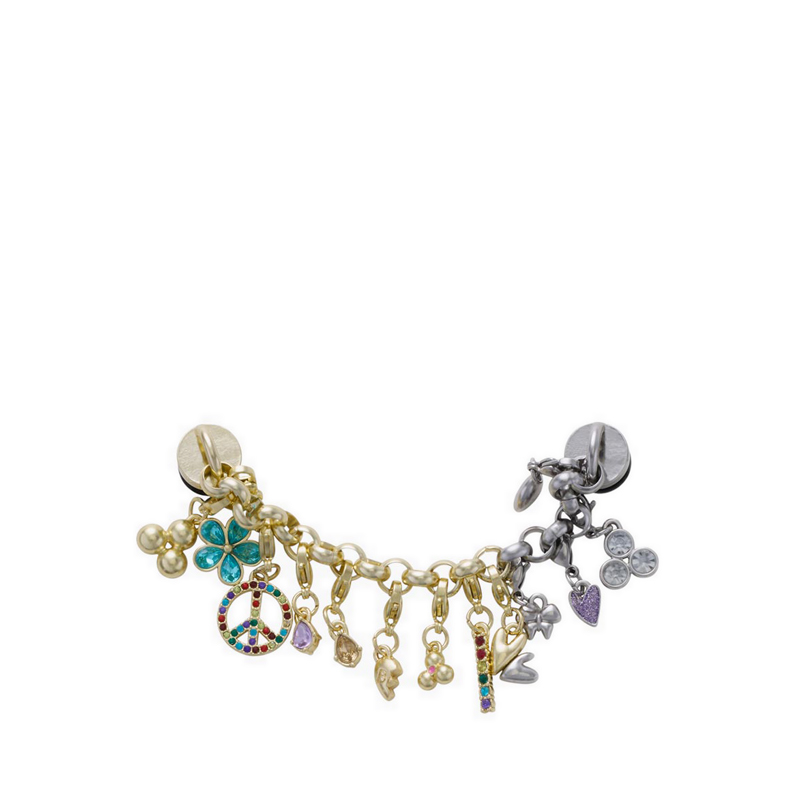 Crocs Gold Silver Adjust Charm Chain Jibbitz
