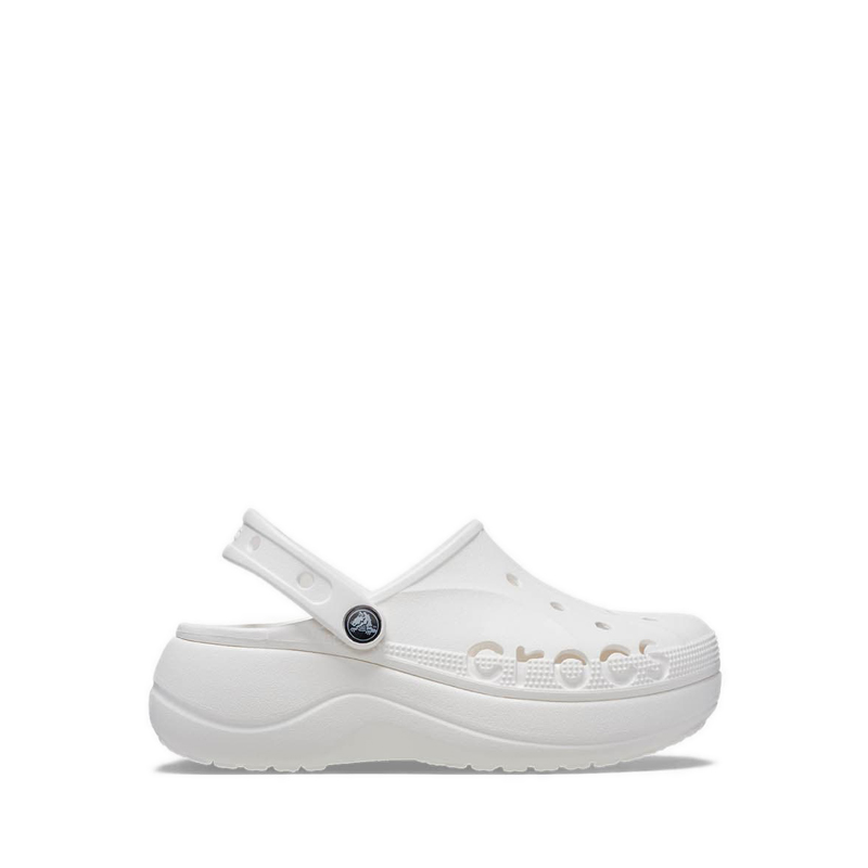 Crocs Baya Platform Women's Clog - White