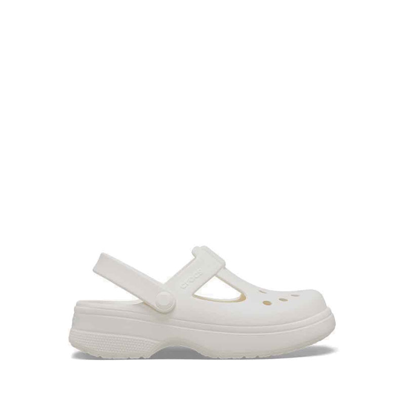 Crocs Classic Kids Mary Jane Clog - Chalk