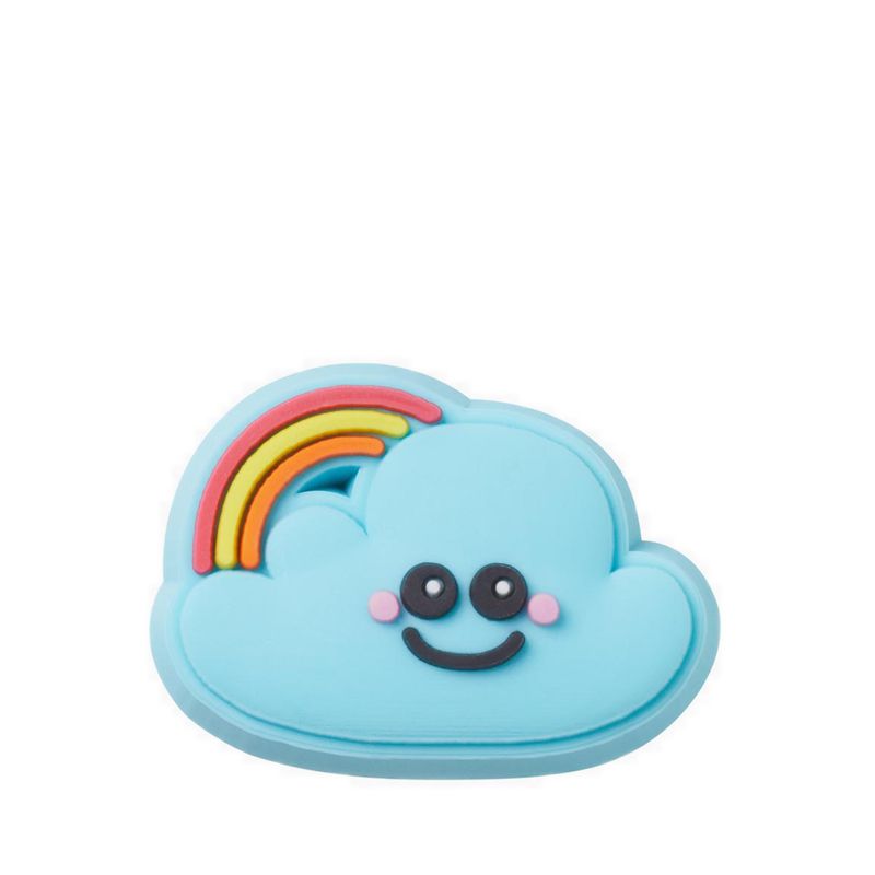 Crocs Smiley Cloud and Rainbow Jibbitz