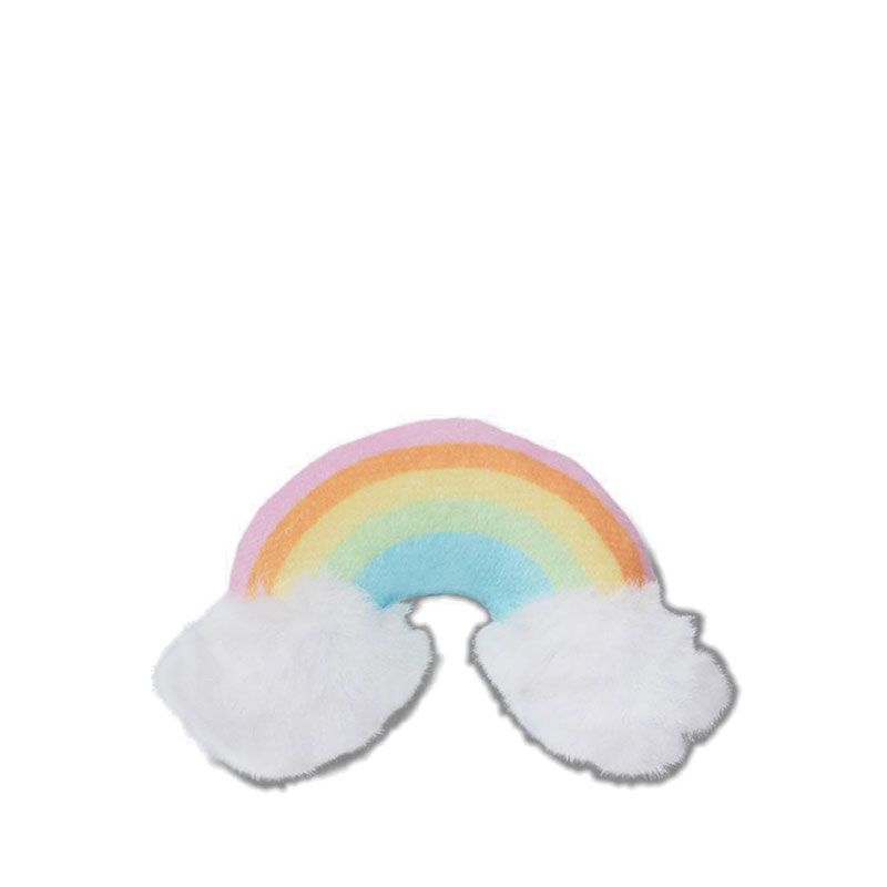 Crocs Rainbow with Puffy Clouds Jibbitz