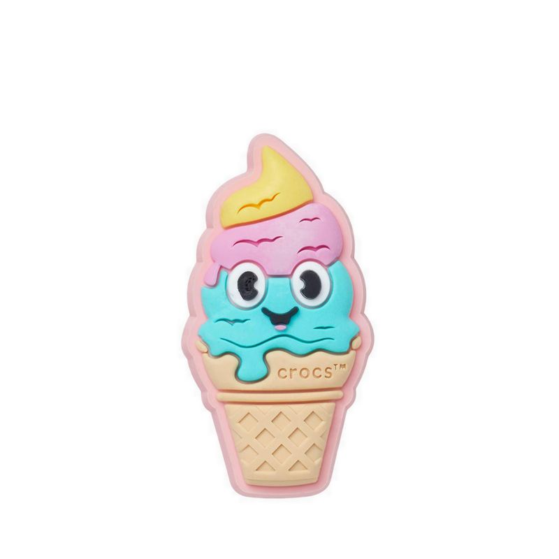 Crocs Ice Cream Cone with Smile Jibbitz