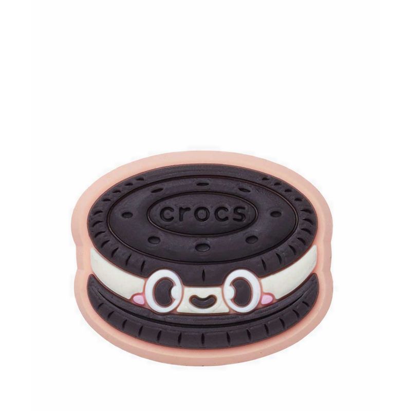 Crocs Chocolate Cookie with Smile Jibbitz
