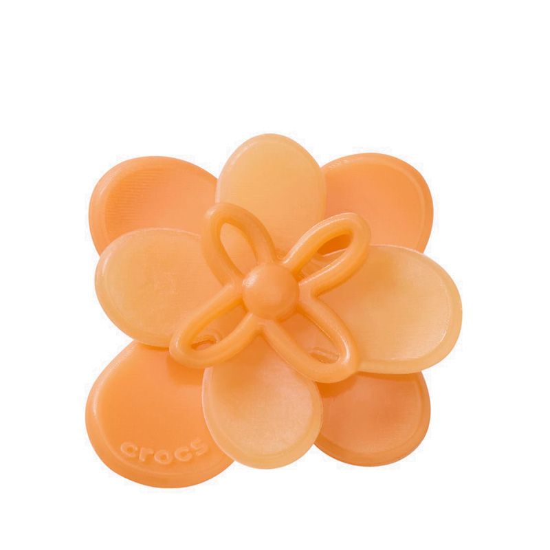 Crocs Blooming Dark Orange Flower Jibbitz
