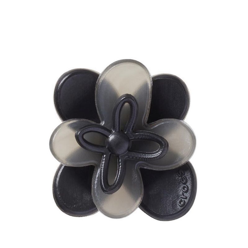 Crocs Blooming Black Flower 1 Jibbitz