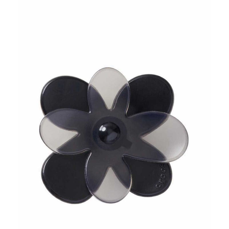 Crocs Blooming Black Flower 2 Jibbitz