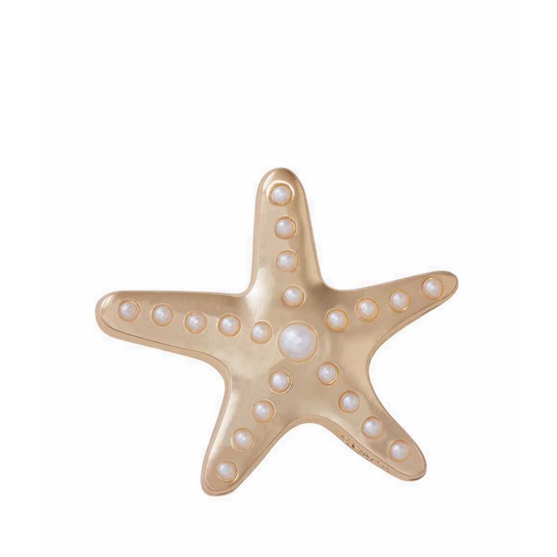 Crocs Gold and Pearl Starfish Jibbitz