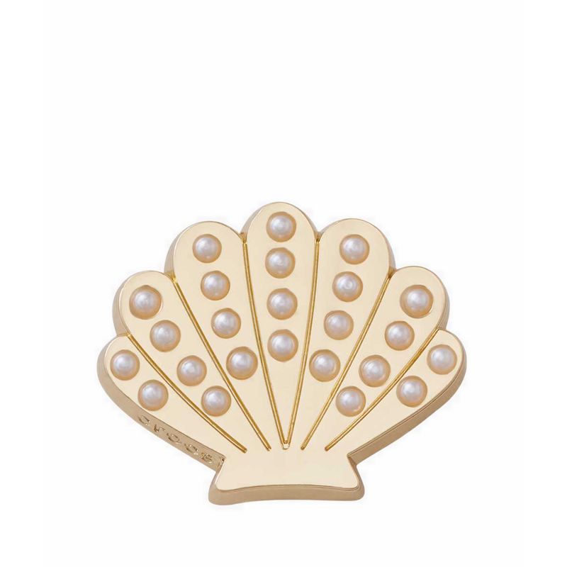 Crocs Gold and Pearl Seashell Jibbitz