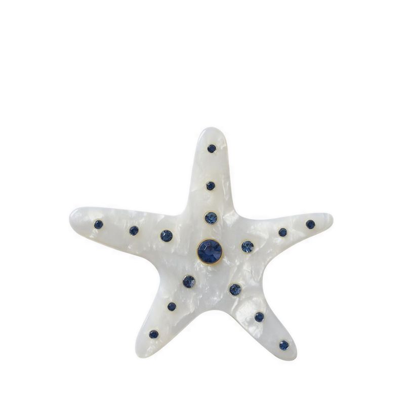 Crocs Silver Starfish Jibbitz