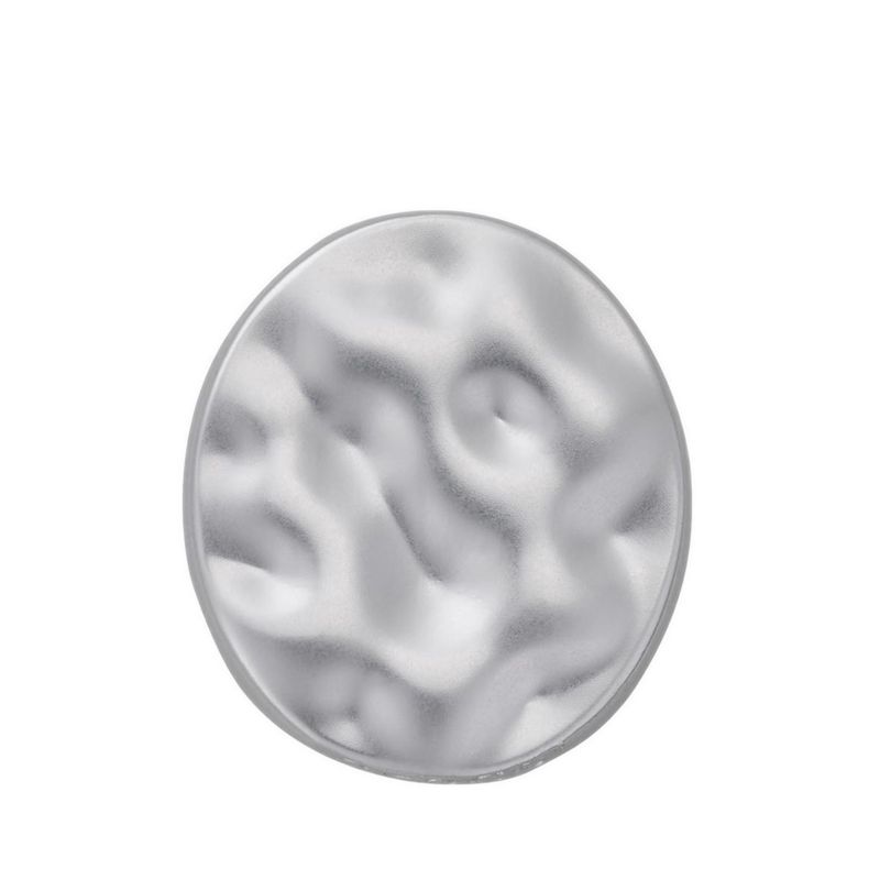 Crocs Silver Distressed Stone Jibbitz