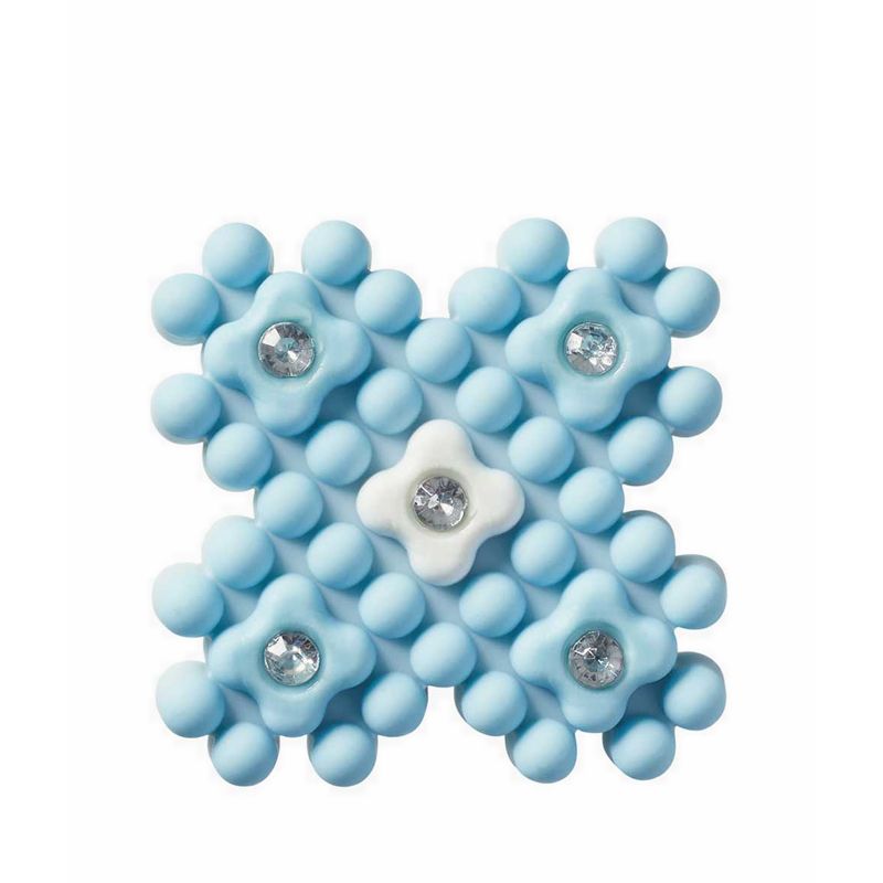 Crocs Beaded Blue Flower Jibbitz