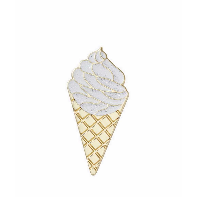 Crocs Gold Vanilla Waffle Cone Jibbitz