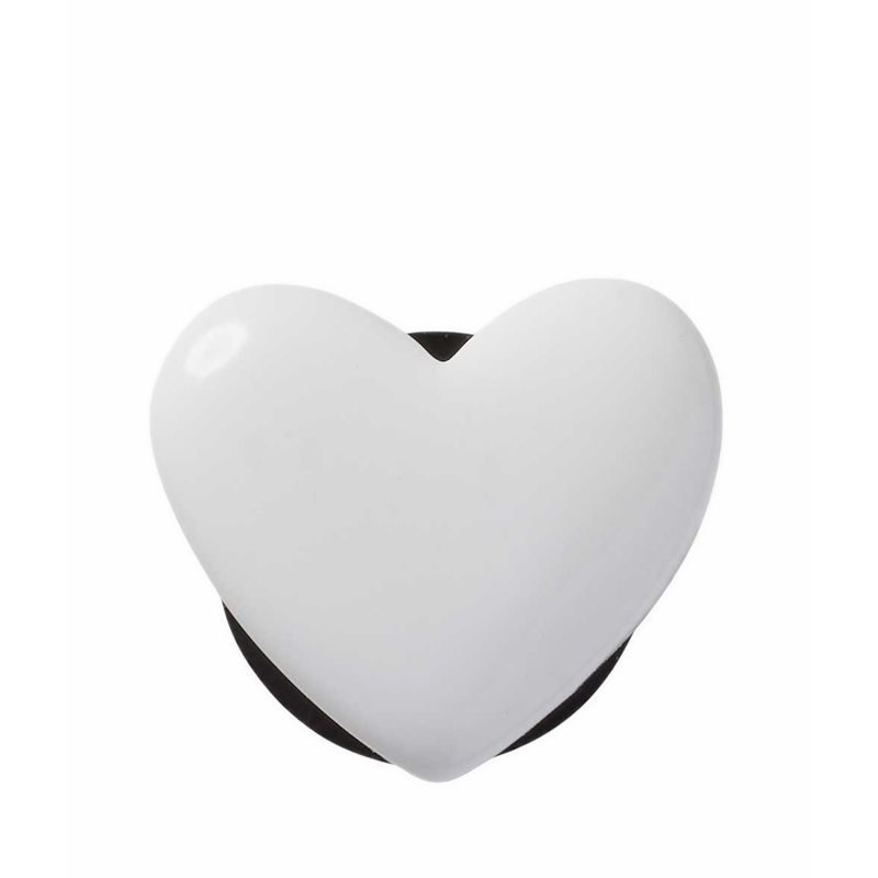 Crocs Tiny White Heart Jibbitz