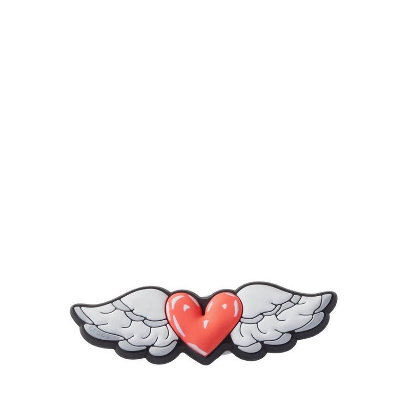 Crocs Heart Wings Doodle Jibbitz
