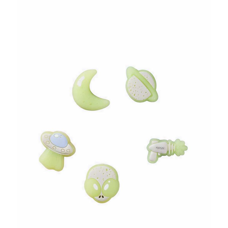 Crocs Glow In The Dark Space 5 Pack Jibbitz