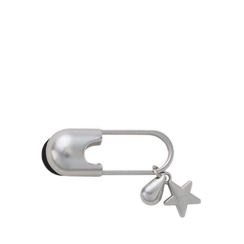 Crocs Silver Meta Safety Pin Jibbitz