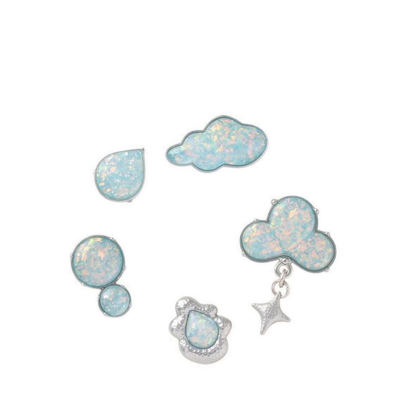 Crocs Opalescent Meta 5 Pack Jibbitz