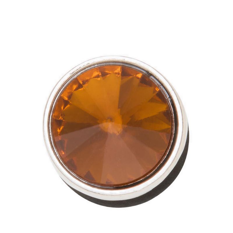 Crocs Silver Orange Stud Jibbitz