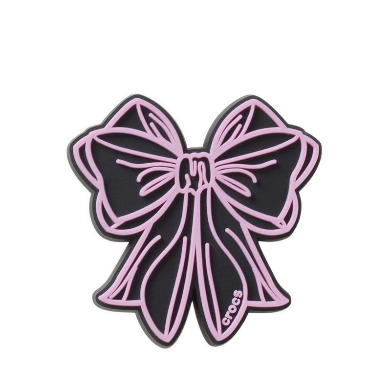 Crocs Lights Up Pink Bow Jibbitz