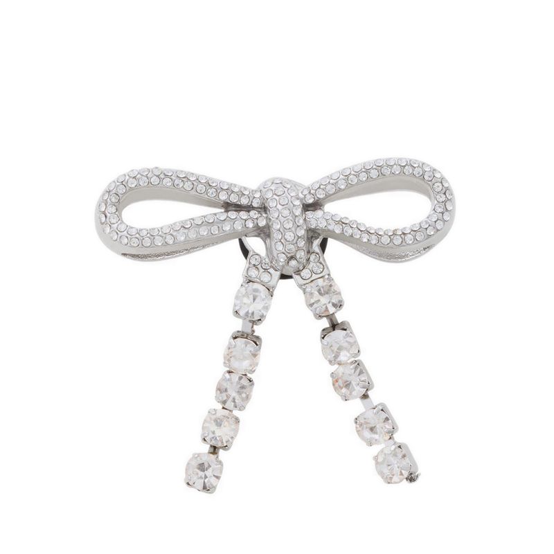 Crocs Silver Gem Bow Jibbitz