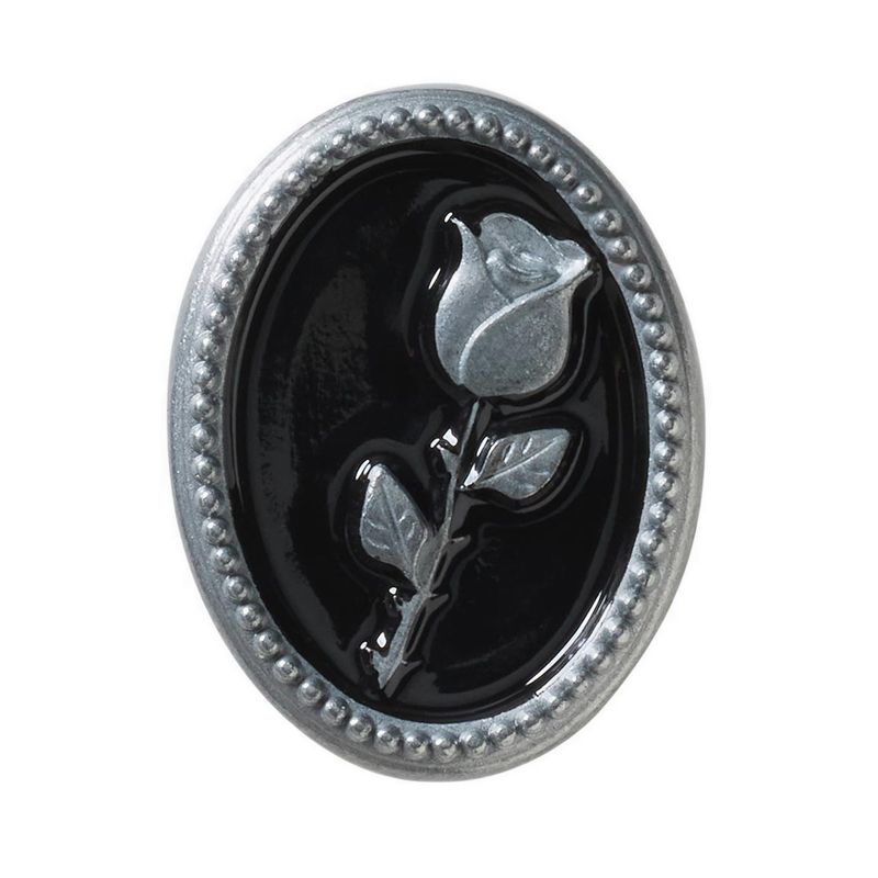 Crocs Silver Rose Emblem Jibbitz