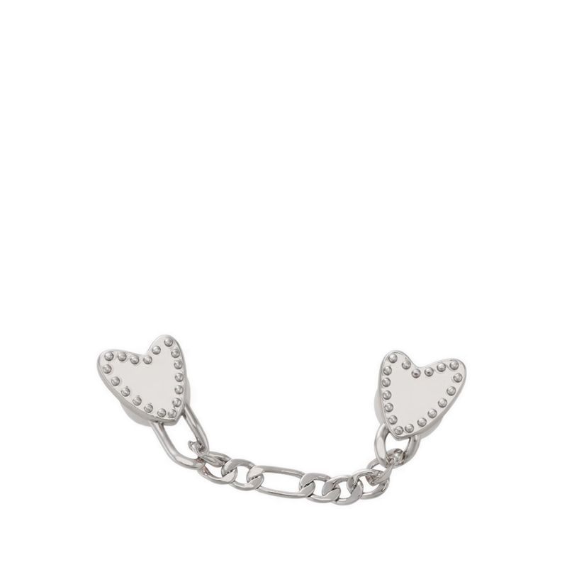 Crocs Silver Heart Locket Chain Jibbitz