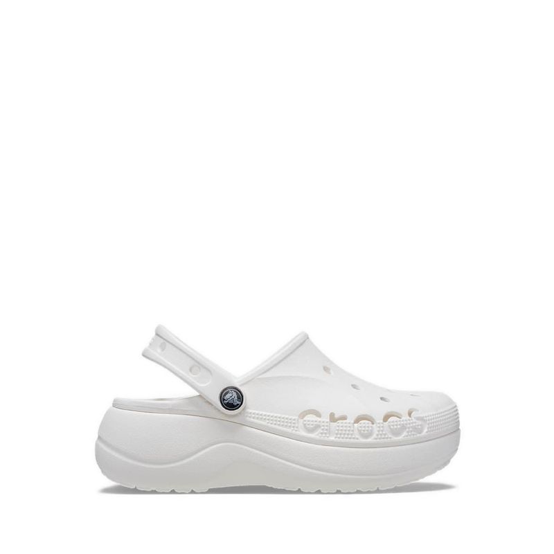 Crocs Baya Platform Women's Clog - White