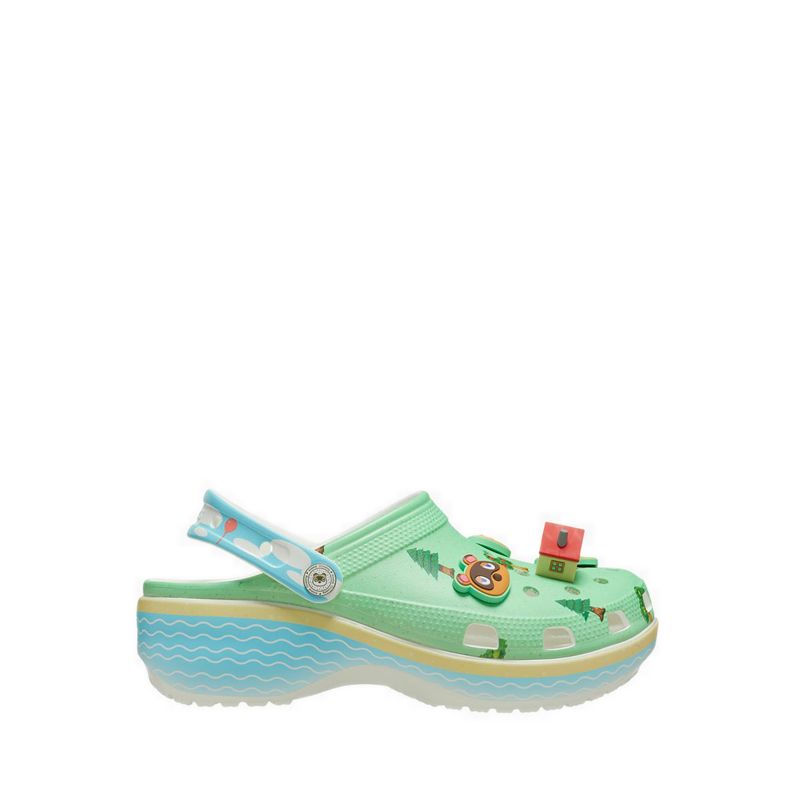 Crocs Animal Crossing Platform Women Clog - Multi