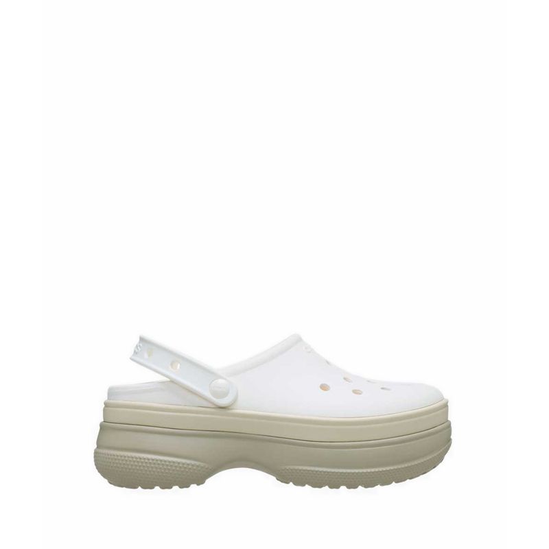 Crocs Classic Stacked Unisex Clog - Chalk