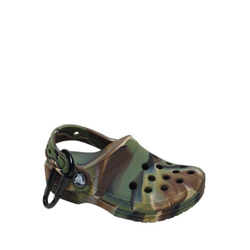 Crocs Classic Marbled Clog Pouch Bag Charm - Army Green